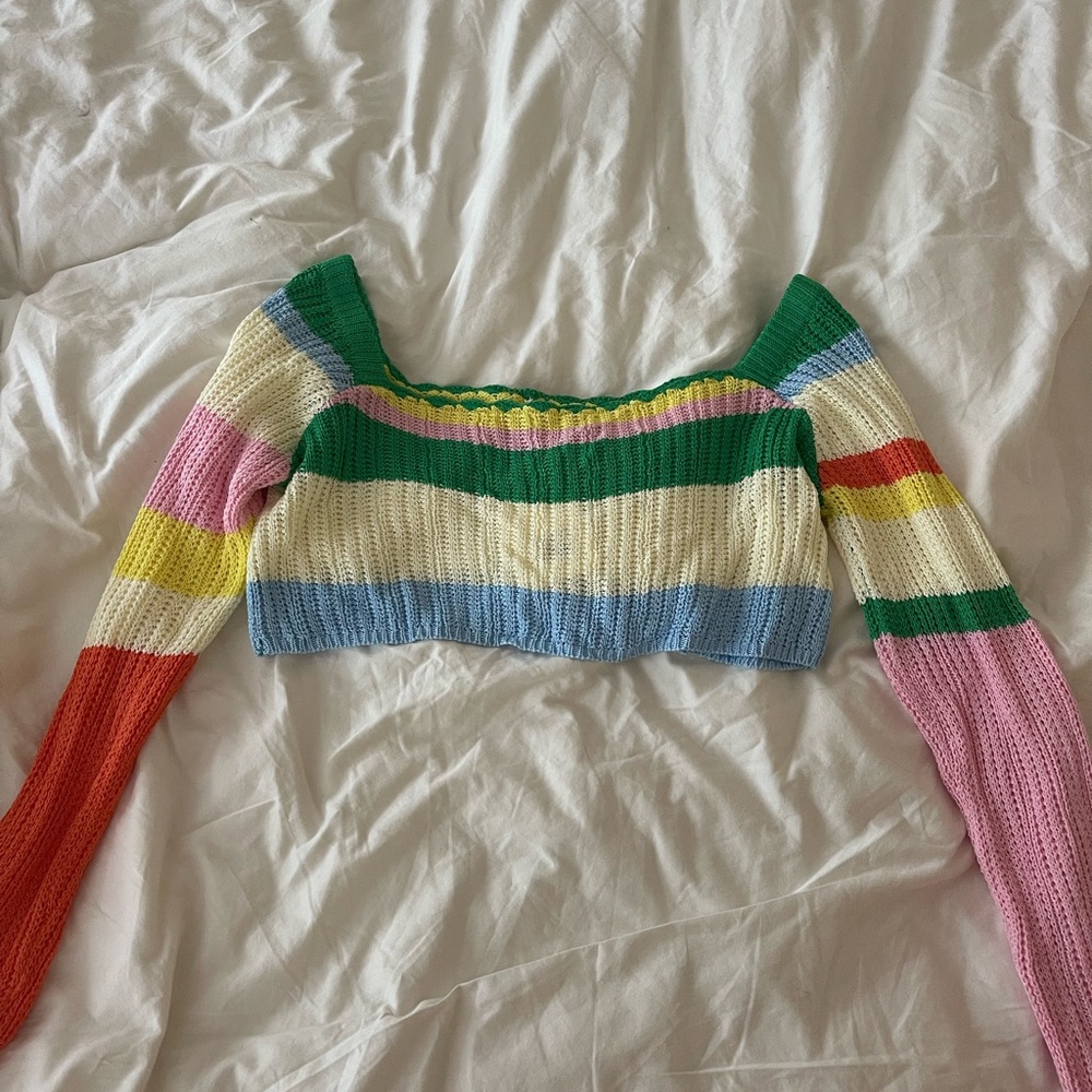 PepperMayo Copacabana Crochet Top NWT
